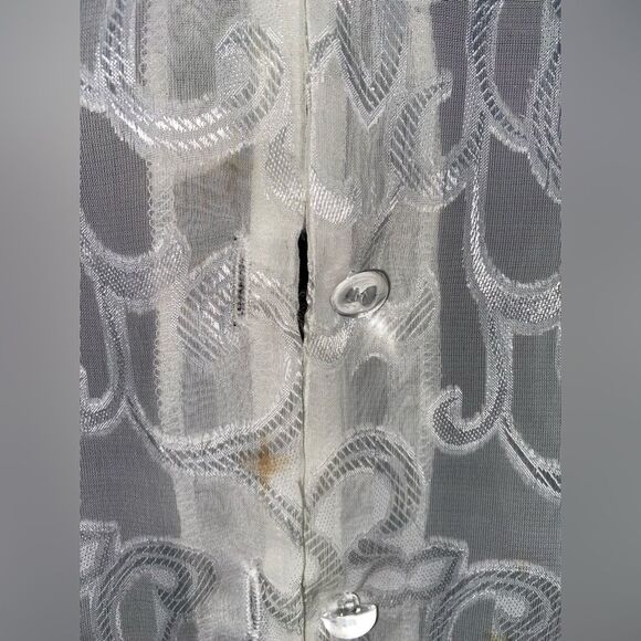 Vintage D Frank glass button top-medium - Picture 5 of 6